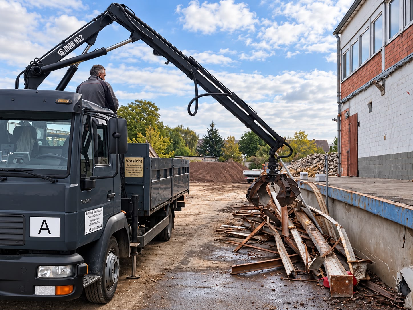 SB Recycling Schrott mobiler schrotthandel